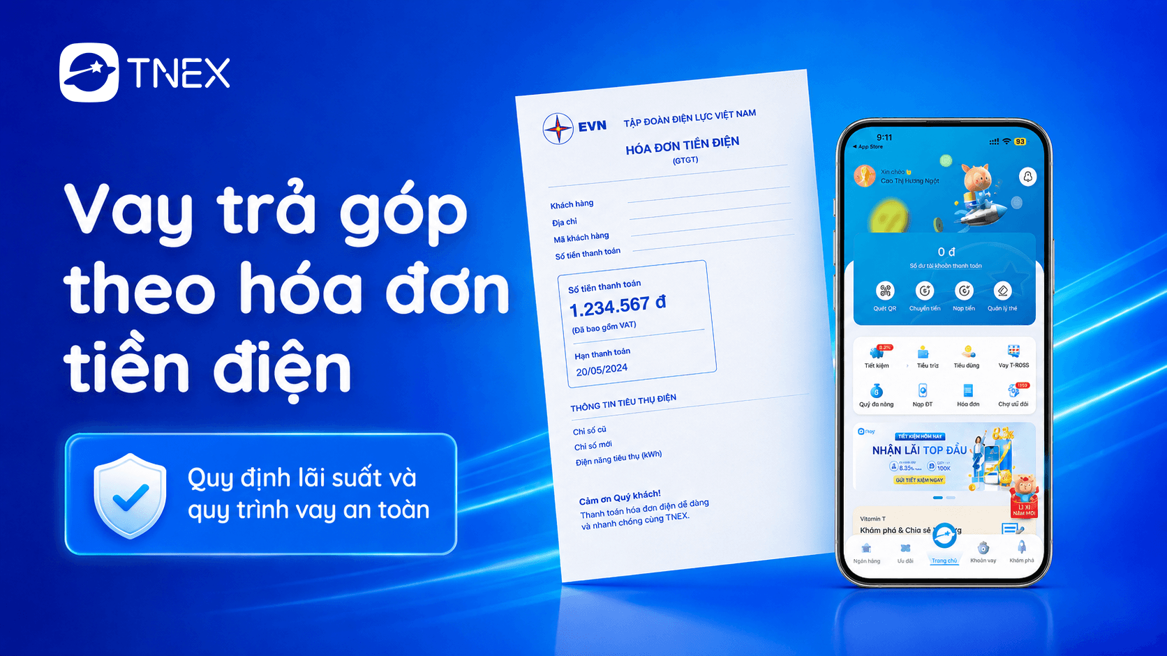 Vay trả góp theo hóa đơn tiền điện: Quy định lãi suất và quy trình vay an toàn Vay trả góp theo hóa đơn tiền điện: Quy định lãi suất và quy trình vay an toàn